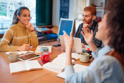 people around table